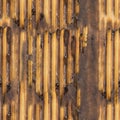 Seamless 4k photo texture of burned and worn cardboard paper Royalty Free Stock Photo