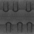Seamless 4k photo texture material of black plastic tech panel surface Royalty Free Stock Photo