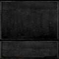 Seamless 4k photo texture material of scratched and worn black plastic tile surface Royalty Free Stock Photo