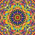 Seamless kaleidoscope pattern