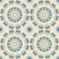 Seamless kaleidoscopic pattern backgound