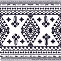 Seamless Kasuri pattern in triba,Gyp sy.Figure tribal embroidery.Indian,l.Aztec style abstract vector illustration.Ethnic stripe