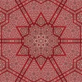 Seamless khayameya pattern design 015