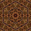 Seamless khayameya pattern design 041 Royalty Free Stock Photo