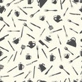 Seamless kitchen pattern