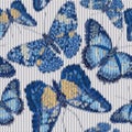 Seamless knitted butterflies pattern