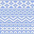 Seamless knitted pattern Royalty Free Stock Photo