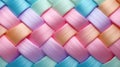 Seamless knitted pattern crocheted from bright yarn Royalty Free Stock Photo