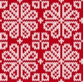 Seamless knitted pattern Royalty Free Stock Photo