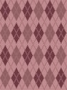 Seamless knitted pattern with rhombuses. Argyle print