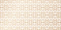 seamless knitted patterns with golden ornaments, traditional oriental ornaments classic vector illustration Royalty Free Stock Photo