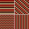 Seamless knitted patterns