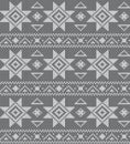 Seamless knitting vector pattern