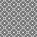 Seamless l Geometric Black & White Pattern Background Royalty Free Stock Photo