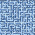 Seamless labyrinth texture. Geometric straight brain forms.