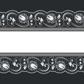 Seamless lace border background Royalty Free Stock Photo