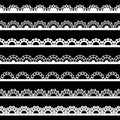 Seamless lace border Royalty Free Stock Photo