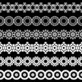 Seamless lace border Royalty Free Stock Photo