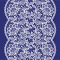 Seamless lace floral background. Vintage Lace Doily