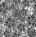 Seamless lace pattern Royalty Free Stock Photo