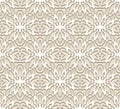 Seamless lace pattern in beige color