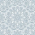 Seamless lace pattern in neutral colors Royalty Free Stock Photo