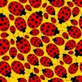 Seamless Ladybug Pattern