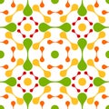 Seamless lava drops abstract pattern