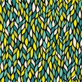 A seamless leaf pattern. Royalty Free Stock Photo