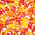 Seamless leaf pattern.Leaf background. Autumn seamless pattern. Royalty Free Stock Photo