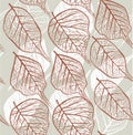 Seamless leafy background