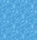 Seamless Leafy Wallpaper Pattern