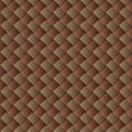 The Seamless Leather Weaving Style Pattern