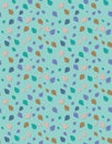 Seamless leave template texture with pastel color. Seamless stylized leave pattern.