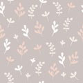 Seamless leaves pattern. Endless Background. Floaral background.