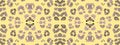 Seamless Leopard Artwork. Brown Fashion