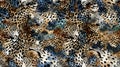 Seamless leopard pattern. Abstract animals pattern Royalty Free Stock Photo