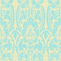 Seamless light abstract striped floral pattern vintage background