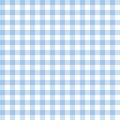 Seamless Light Blue Checkered Fabric Pattern Background Texture Royalty Free Stock Photo