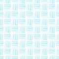 Seamless light blue watercolor pattern on white background. Watercolor seamless pattern with squares Royalty Free Stock Photo