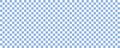 A seamless light blue and white checkered pattern background. This geometric, classic gingham design Royalty Free Stock Photo