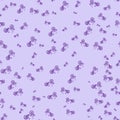 Seamless light lilac color pattern with bicycles