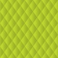 Seamless lime green padded upholstery pattern background