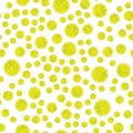 Seamless lime or lemon vector pattern. Minimalistic food background. Vitamins repeatable texture. Royalty Free Stock Photo