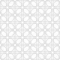 Seamless line art pattern design Royalty Free Stock Photo