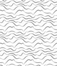 Seamless Linear Graphic Continuous Textile Pattern. Continuous Decorative Vector Circular Art Texture. Repetitive Modern Curly