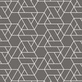 Linear pattern with crossing thin poly lines, polygons. Abstract geometric texture