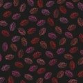 Seamless lips, kiss print illustration pattern