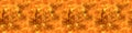 Seamless long banner, Fire flame texture. Blaze flames background Royalty Free Stock Photo