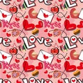 Seamless love pattern